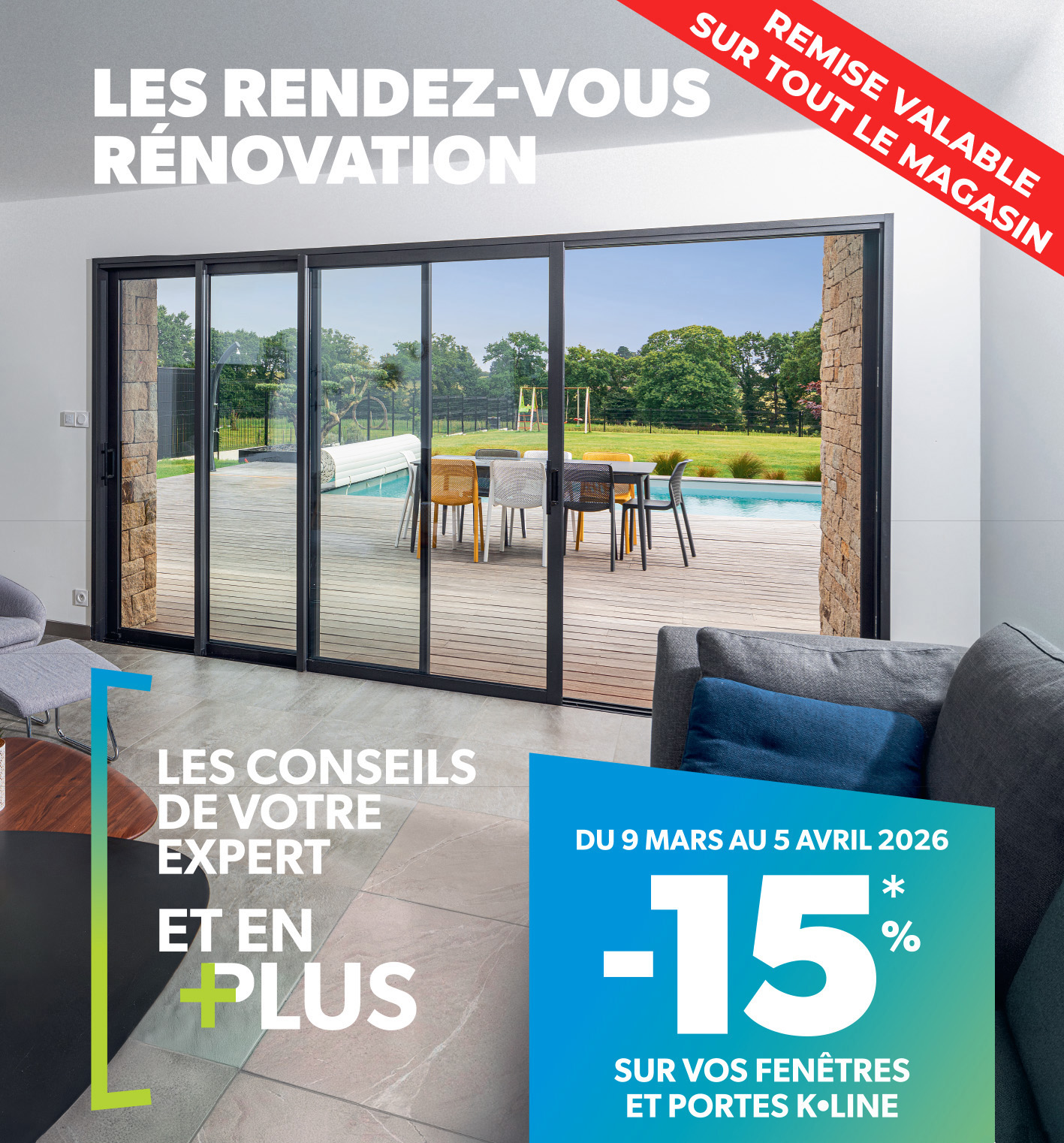 Rendez-vous renovation -15 pourcent